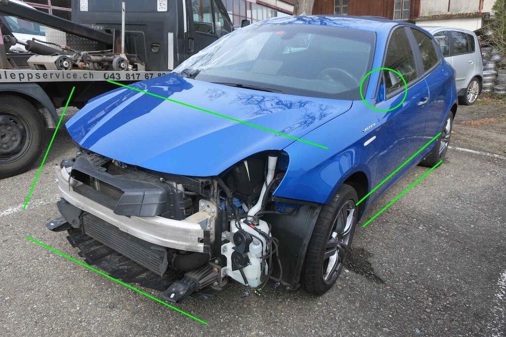 ALFA GIULIETTA 1750 TBI VELOCE Defekt Export incidente