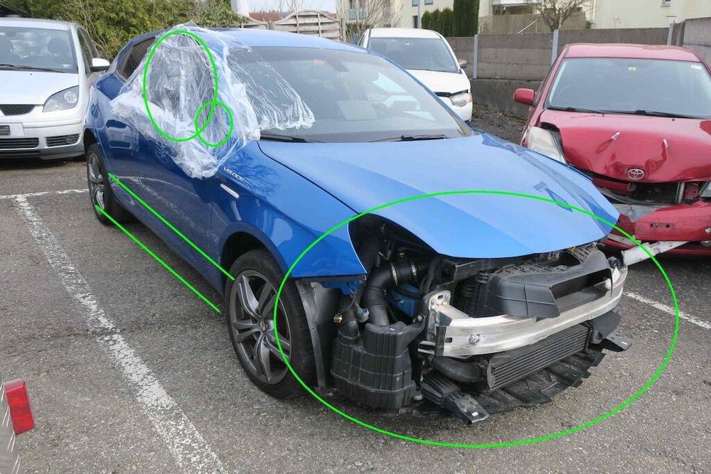 ALFA GIULIETTA 1750 TBI VELOCE Defekt Export incidente - Image 2