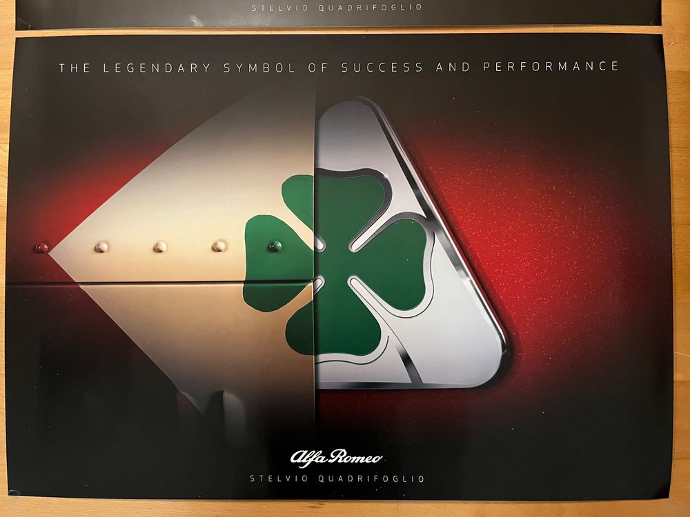 Alfa Romeo Stelvio QV Quadrifoglio Poster 2er Set 42x59cm - Image 2