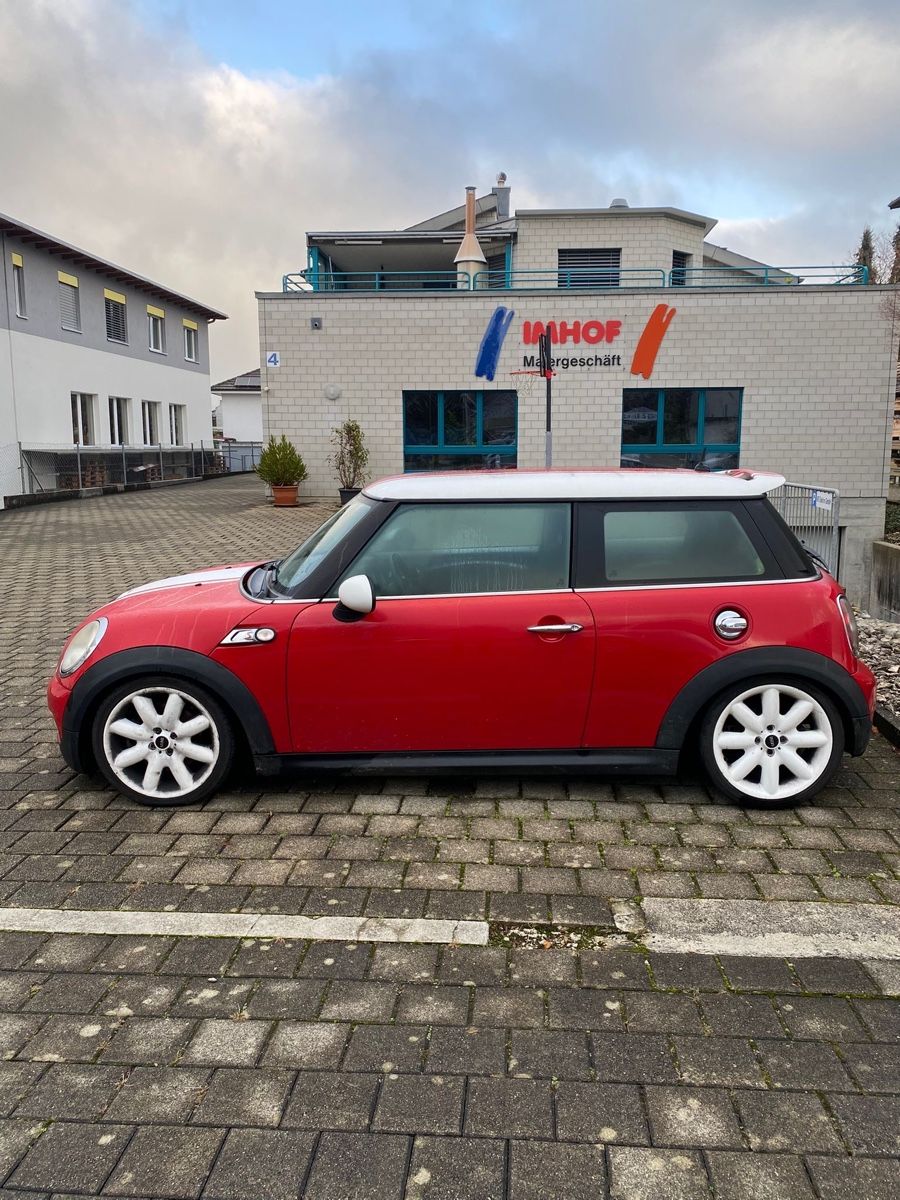 Mini Cooper S, rosso/bianco, JG 2007, 185'000 km, Top! - Image 1