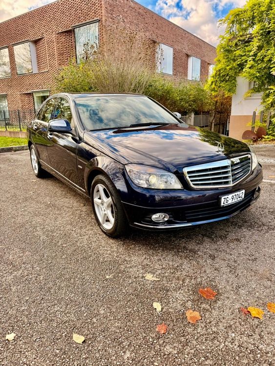 Mercedes-Benz C 200 Kompressor, Automatico, 2008, Blu
