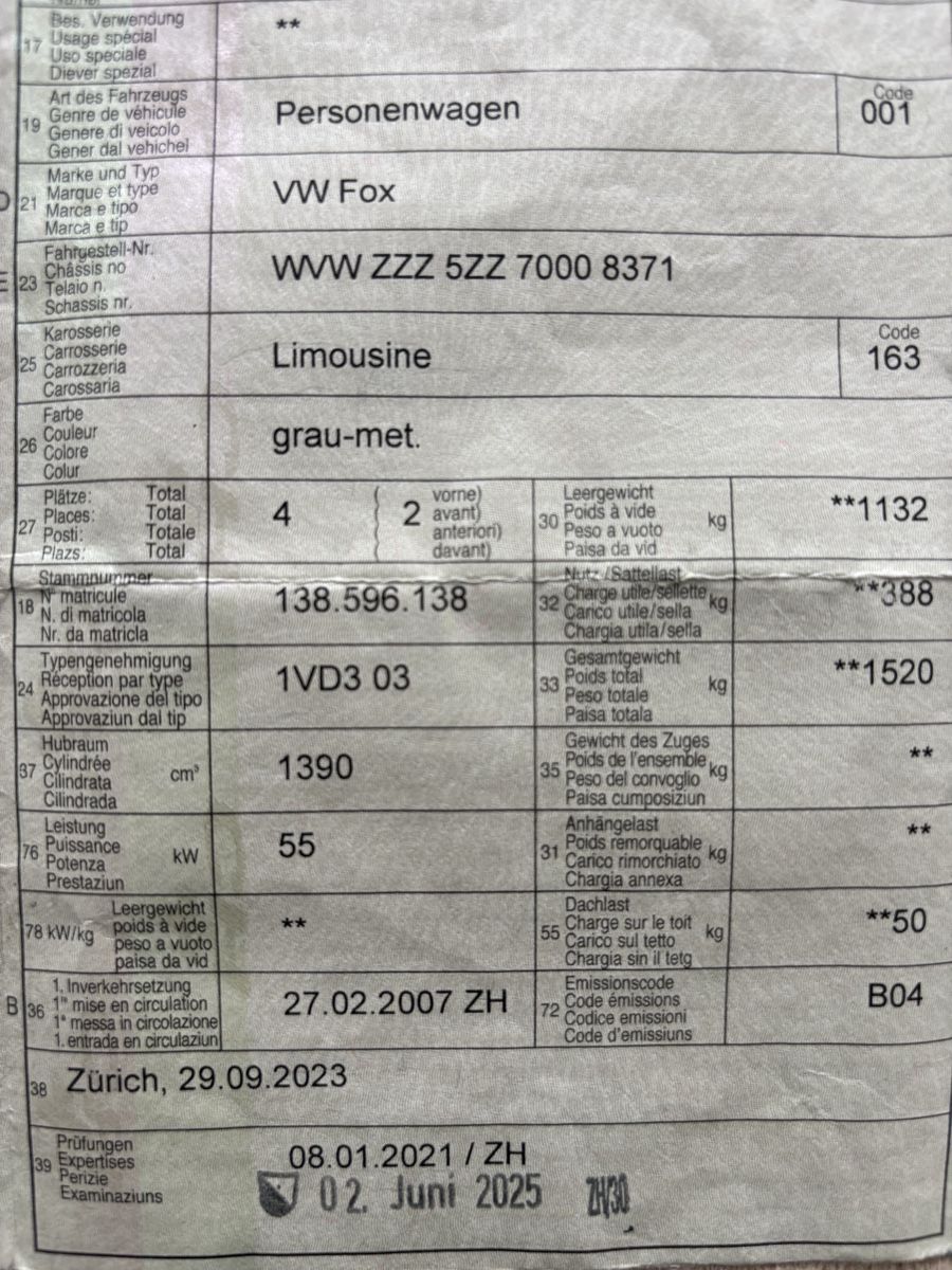 VW Fox 1.4 - Image 3