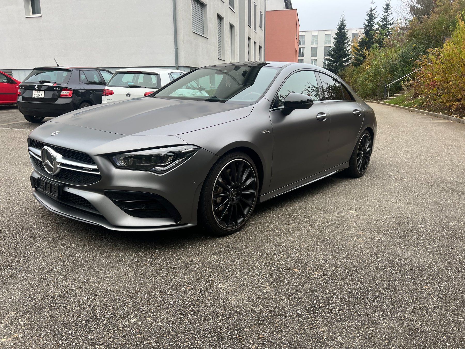 Mercedes-Benz AMG CLA 35, ottimo stato, JG 2021, grigio! Matt - Image 1