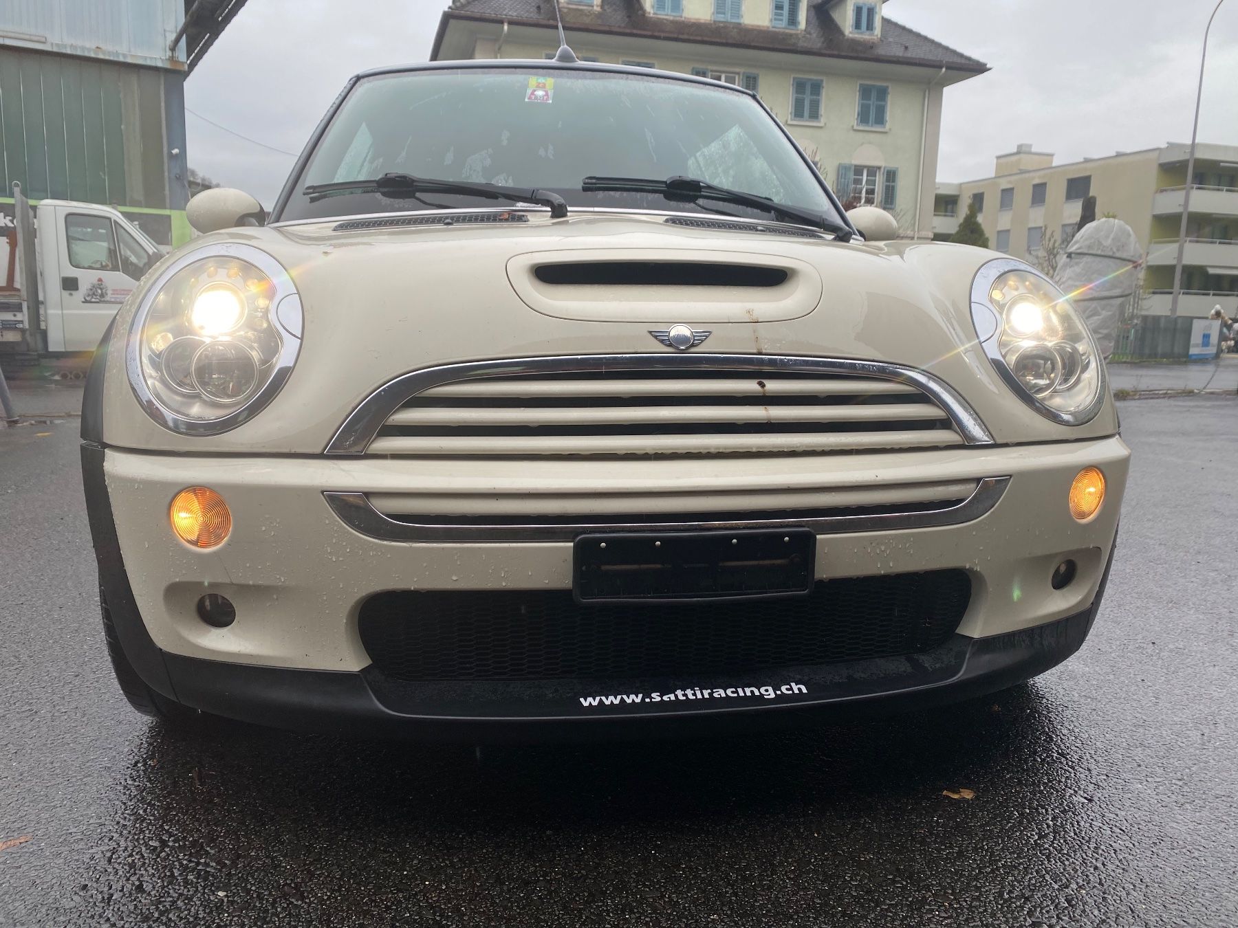 Mini Cooper S Cabriolet, Jg. 2007, bianco, pelle - Image 1