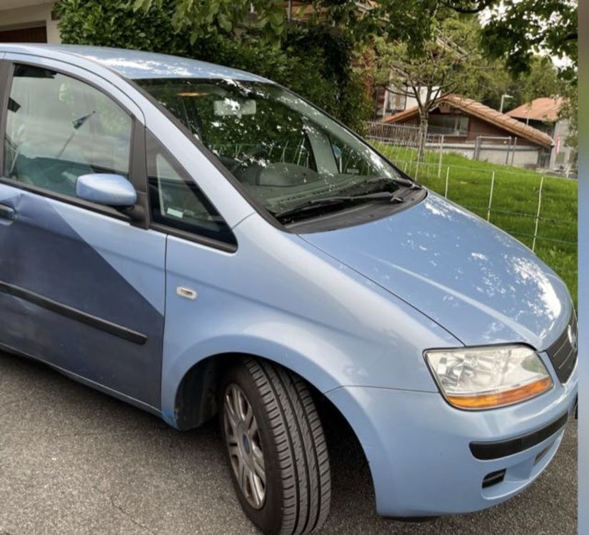 Fiat Idea, 2003, blu-chiaro, auto ideale per l'inverno!