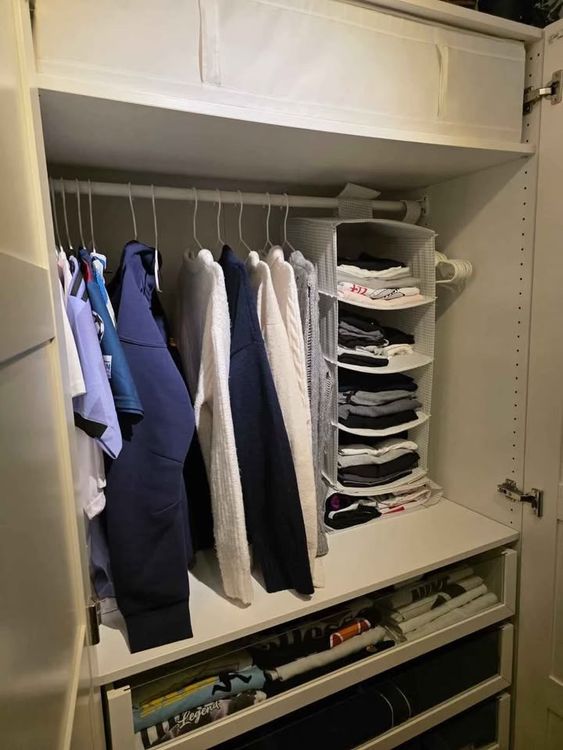 Armadio Ikea con arredamento interno 201 x 100 x 58 cm - Image 2