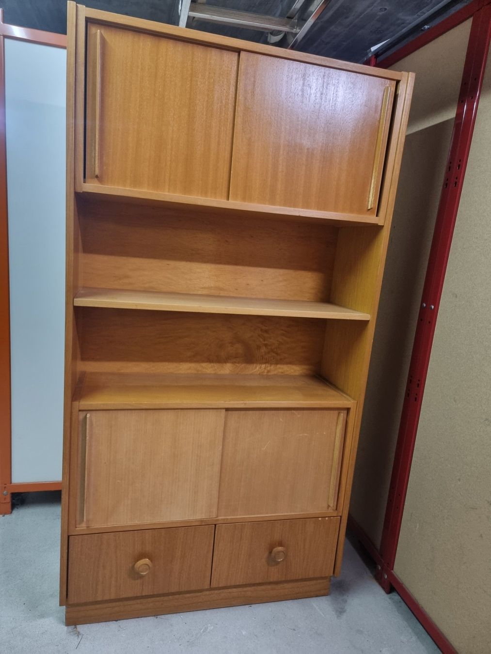 Vintage mobile cabinet, buffet, 60s, retro, cabinet wall - Image 3