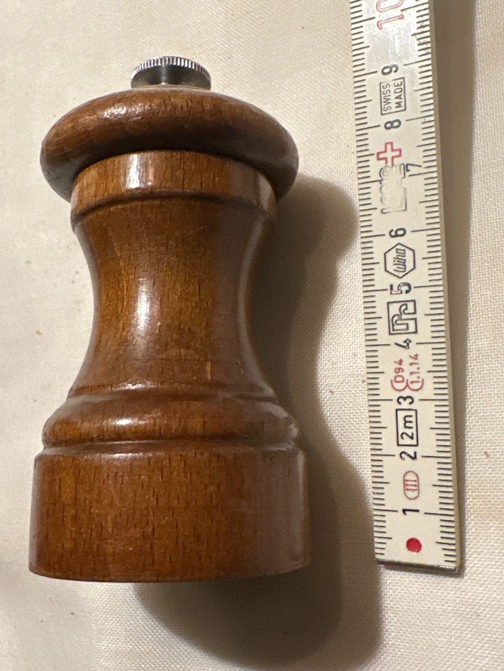 Macinapepe in legno, Peugot, buono stato, cucina - Image 3