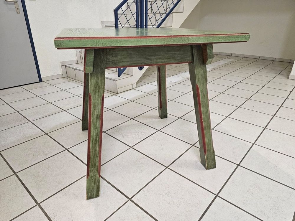 Tisch Grün Vintage Voglauer Echtholz Anno 1800 - Image 2
