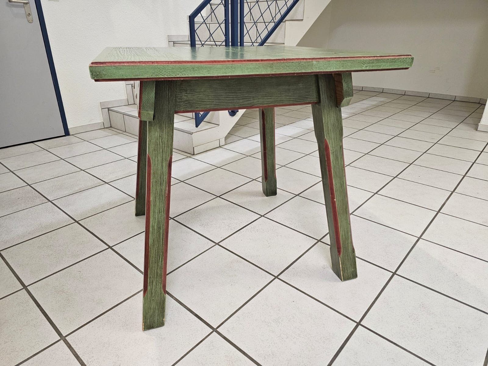 Tisch Grün Vintage Voglauer Echtholz Anno 1800 - Image 3