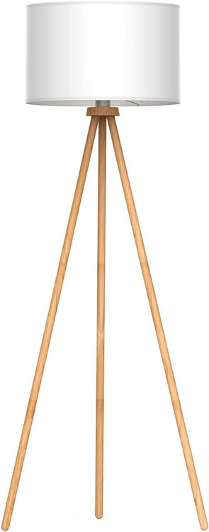 Lampada da terra Lampada da lettura in legno Stile scandinavo Lampada da terra