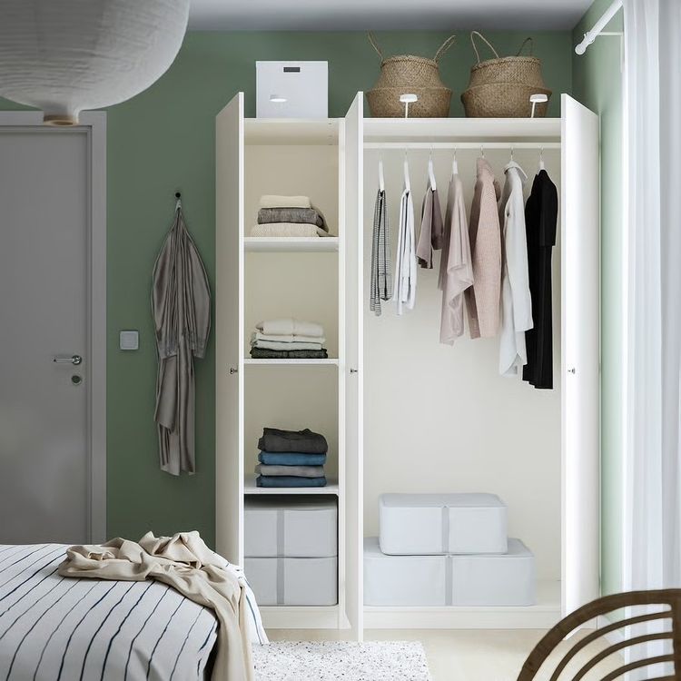 IKEA PAX armadio combinato, bianco, 150x60x236 cm