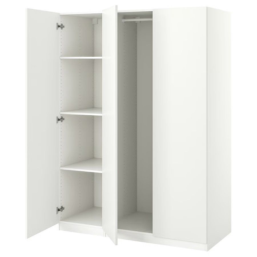 IKEA PAX armadio combinato, bianco, 150x60x236 cm - Image 3