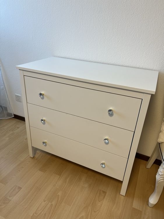 Comodino HEMNES bianco