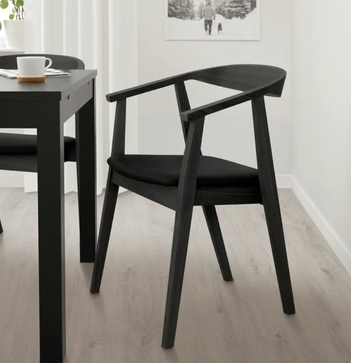 STOCKHOLM Ikea Chairs black