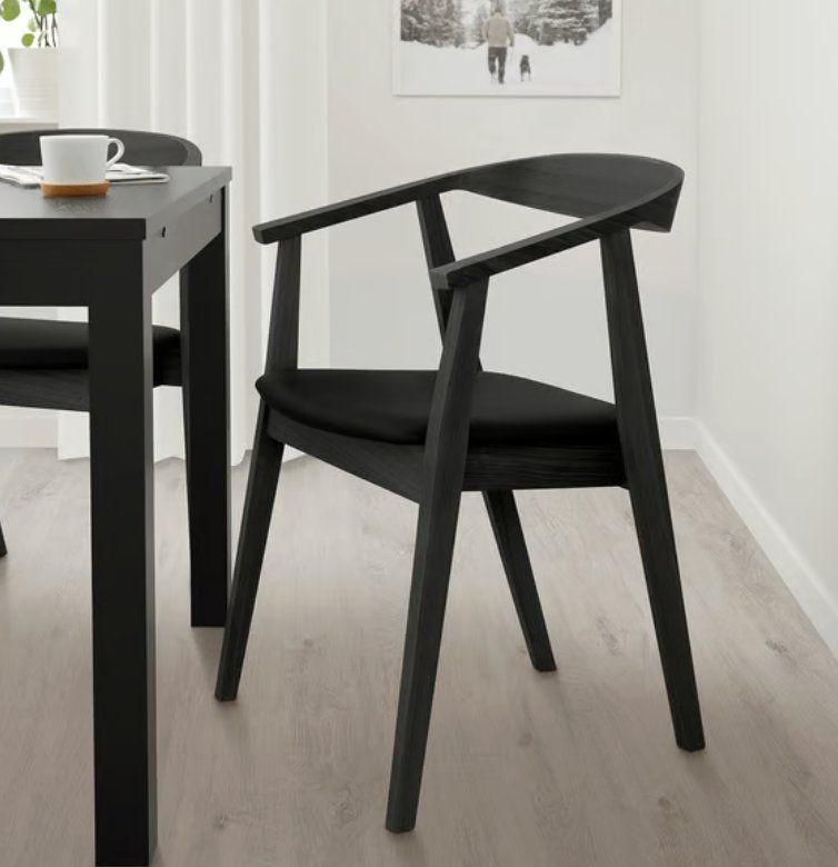 STOCKHOLM Ikea Chairs black - Image 1