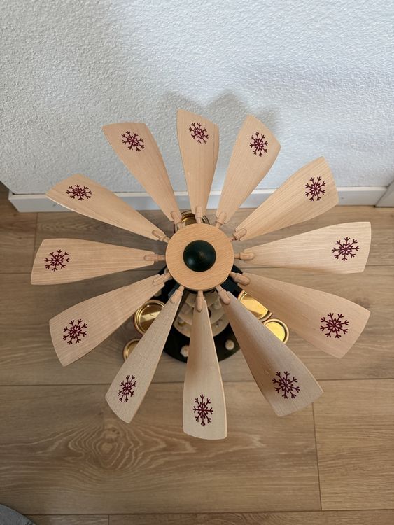 Pirámide de Navidad in legno, Erzgebirge, ottimo stato, decorazione invernale - Image 2