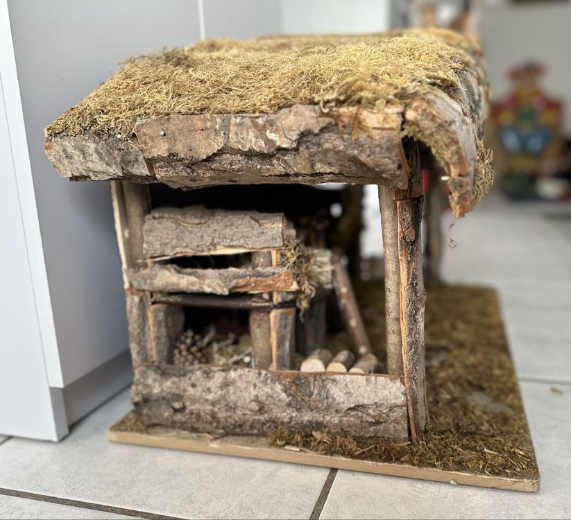 Presepe fatto a mano, legno, nuovo, ottimo! - Image 2