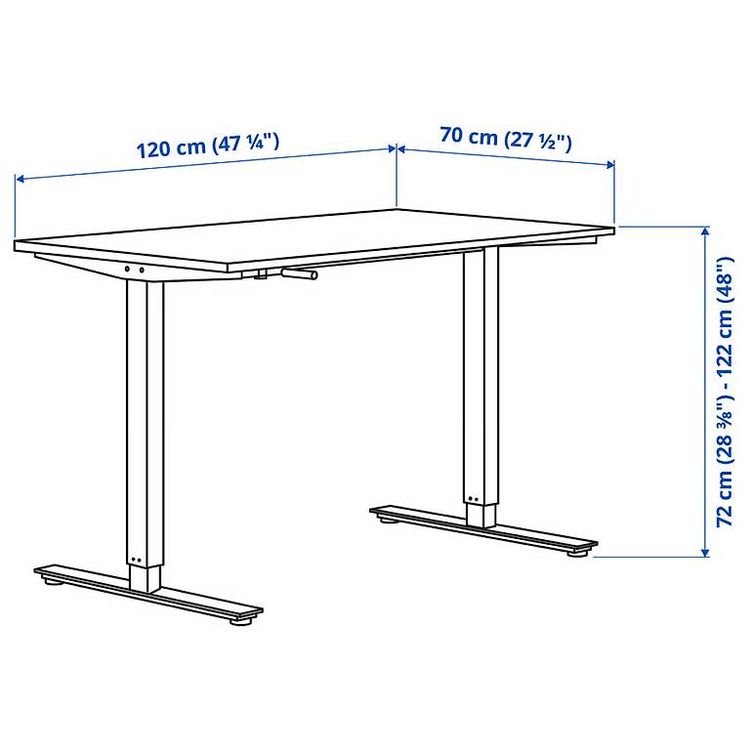 Scrivania seduta/in piedi Trotten IKEA - Standing Desk - Image 2