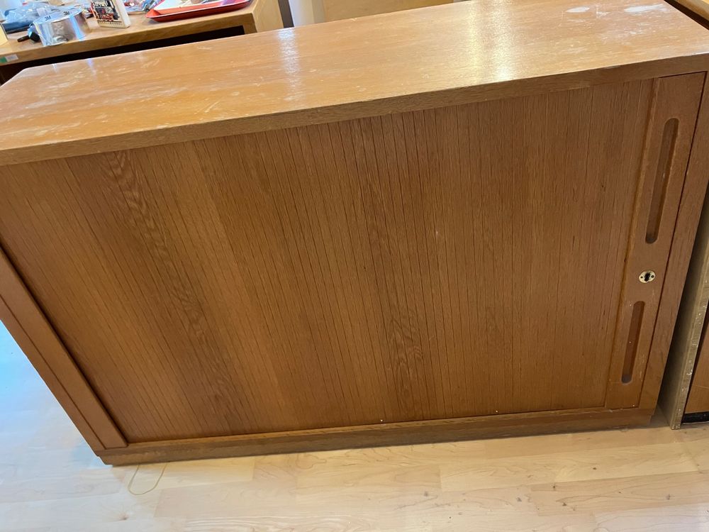 Armadio per ufficio vintage / armadio con porta scorrevole / comò