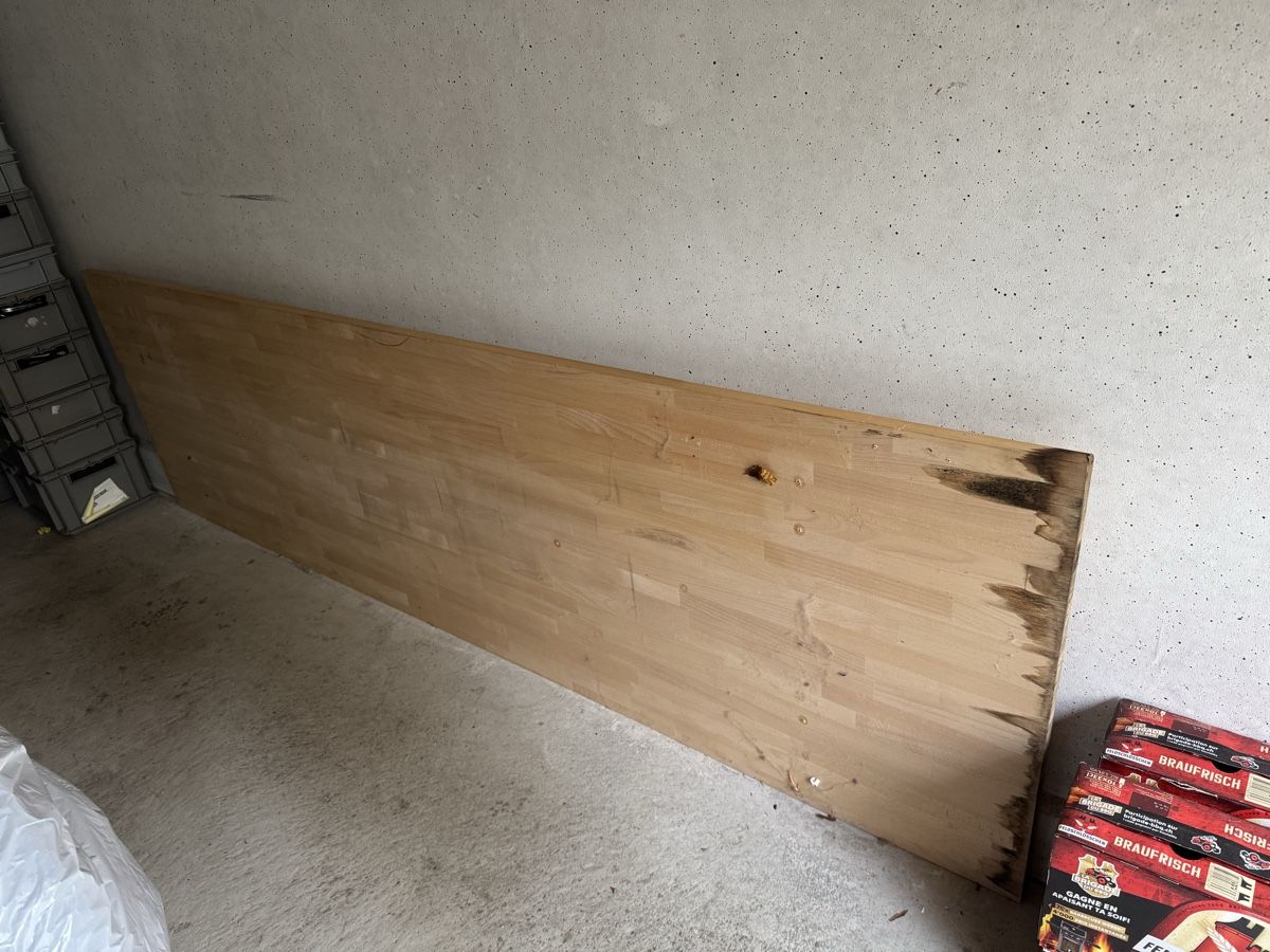 Massive Buche legno lamellare, 260x77x2.7cm(Eglisau) - Image 3