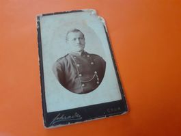 Fotografia antica su cartone / Ritratto militare ca. 1880 - Image 3