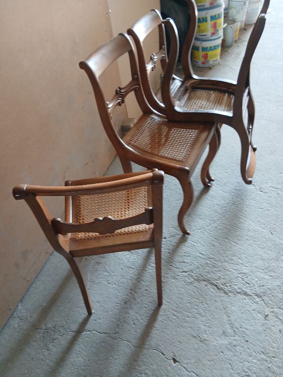 4 CHAISES BIEDERMEIRE IN OTTIME CONDIZIONI STABILI PULITE - Image 2