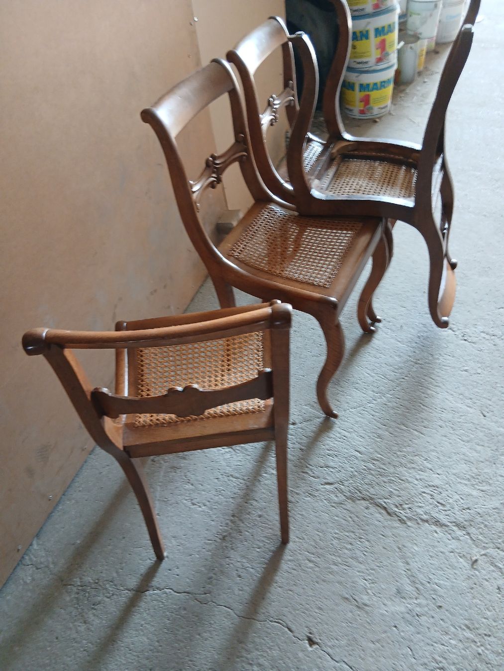 4 CHAISES BIEDERMEIRE IN OTTIME CONDIZIONI STABILI PULITE - Image 3