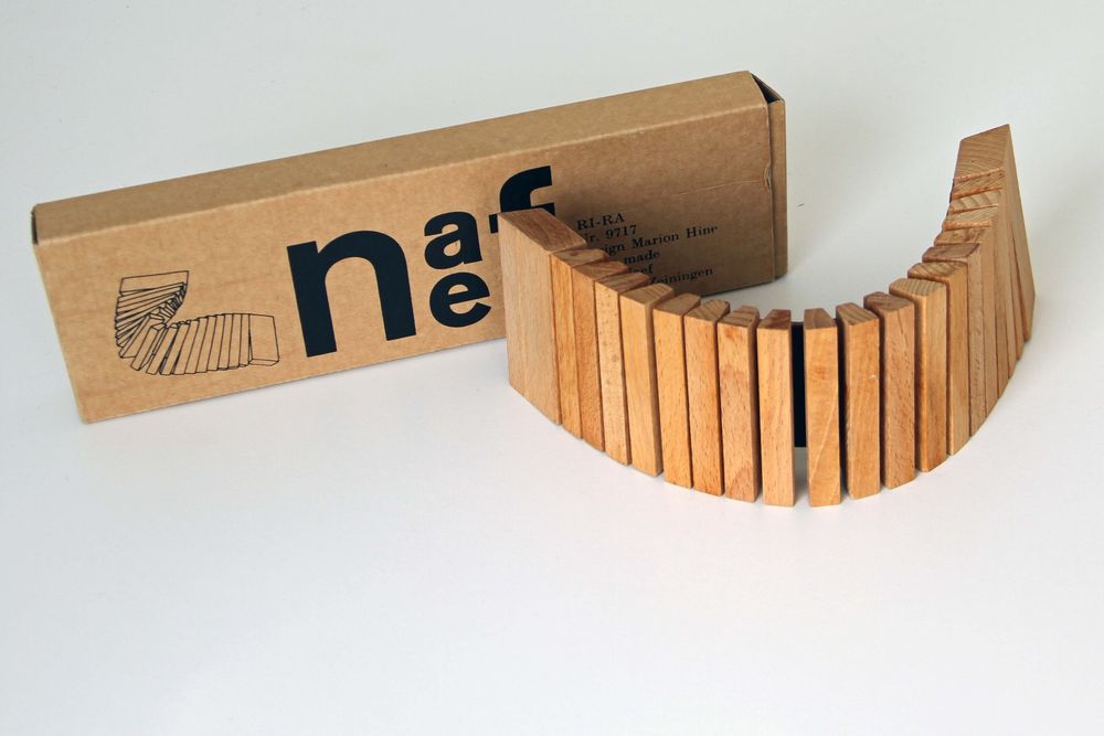 Giocattoli in legno vintage NAEF / strumento RI-RA Ritsch-Ratsch