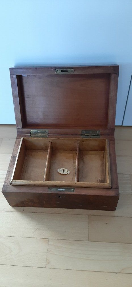 antico cassetto/cesto in legno - Image 1