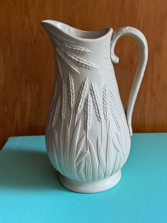 Krug Dudson 1850-1899 salzglasierter Keramik mit Reliefdekor