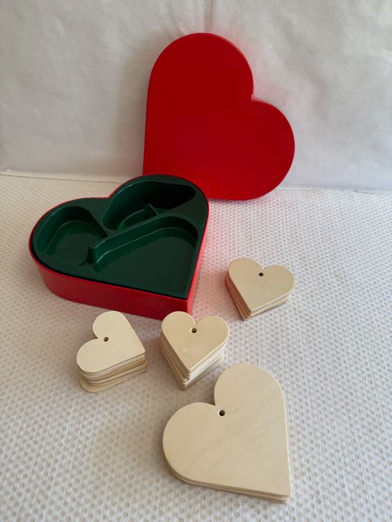 Cuore in legno per bricolage - Image 2