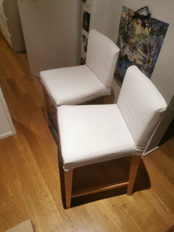 Due Ikea henriksdal bar stools / chairs
