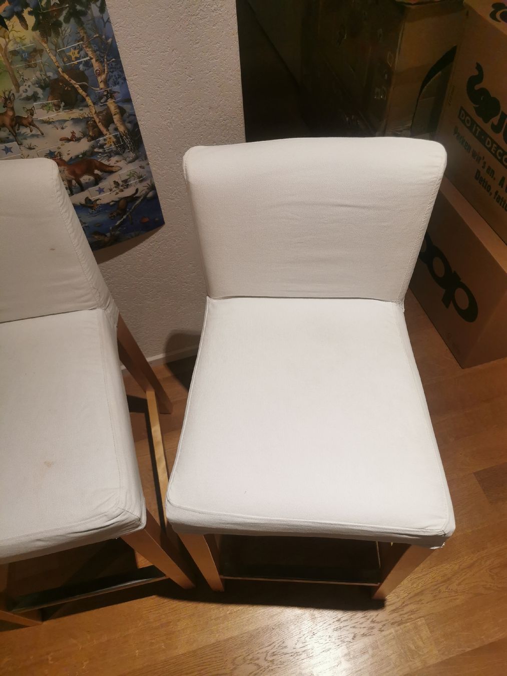 Due Ikea henriksdal bar stools / chairs - Image 3