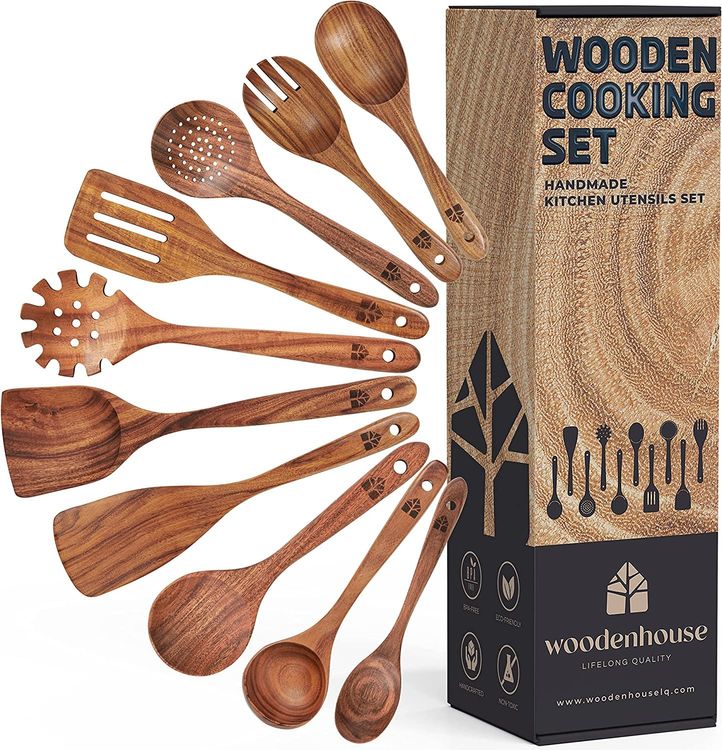 Edles Koch Set for Wood Kitchen Stove Cooking Gift