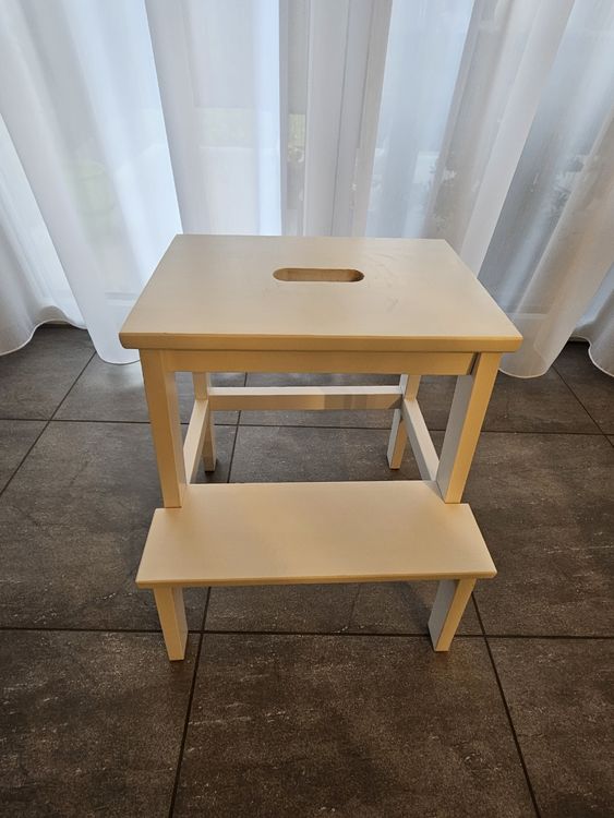 IKEA Bekväm stool white