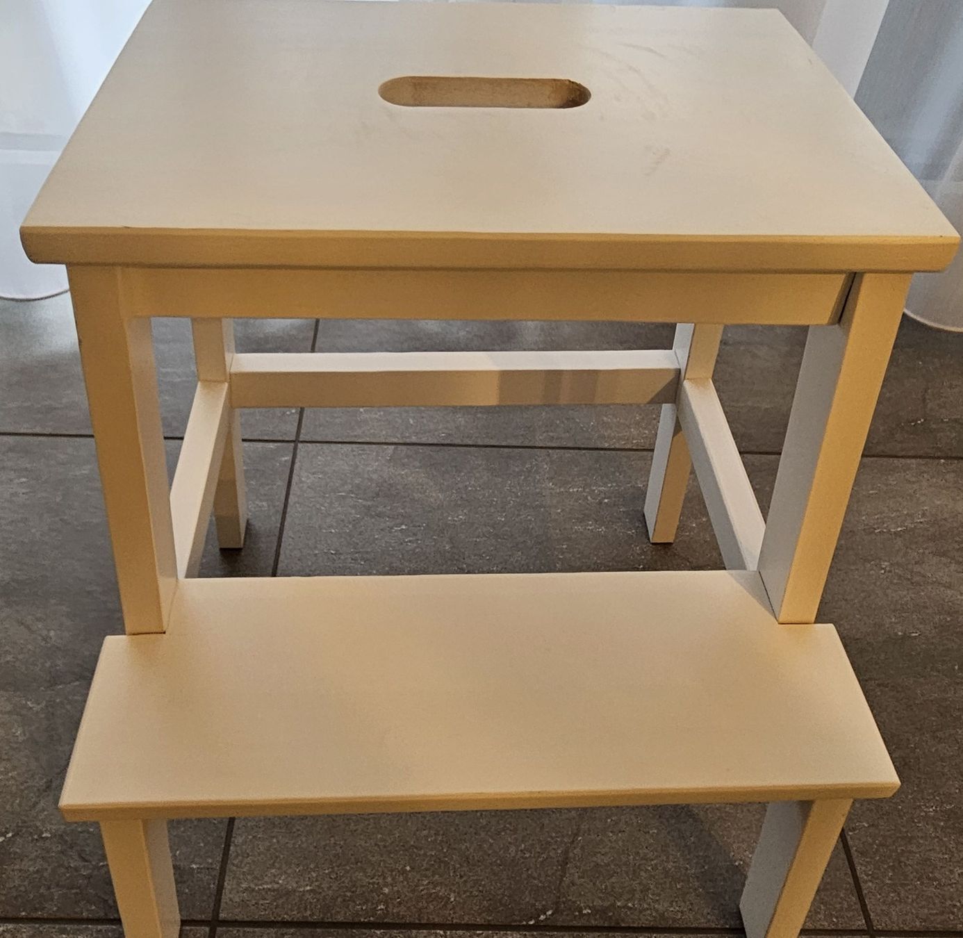 IKEA Bekväm stool white - Image 3