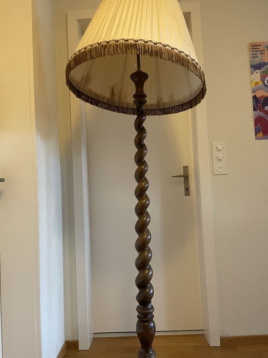 Lampada da terra classica con paralume - Image 3