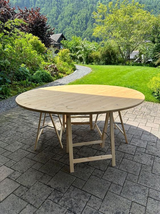 Tavolo da esterni/per feste realizzato da un falegname / 175 cm