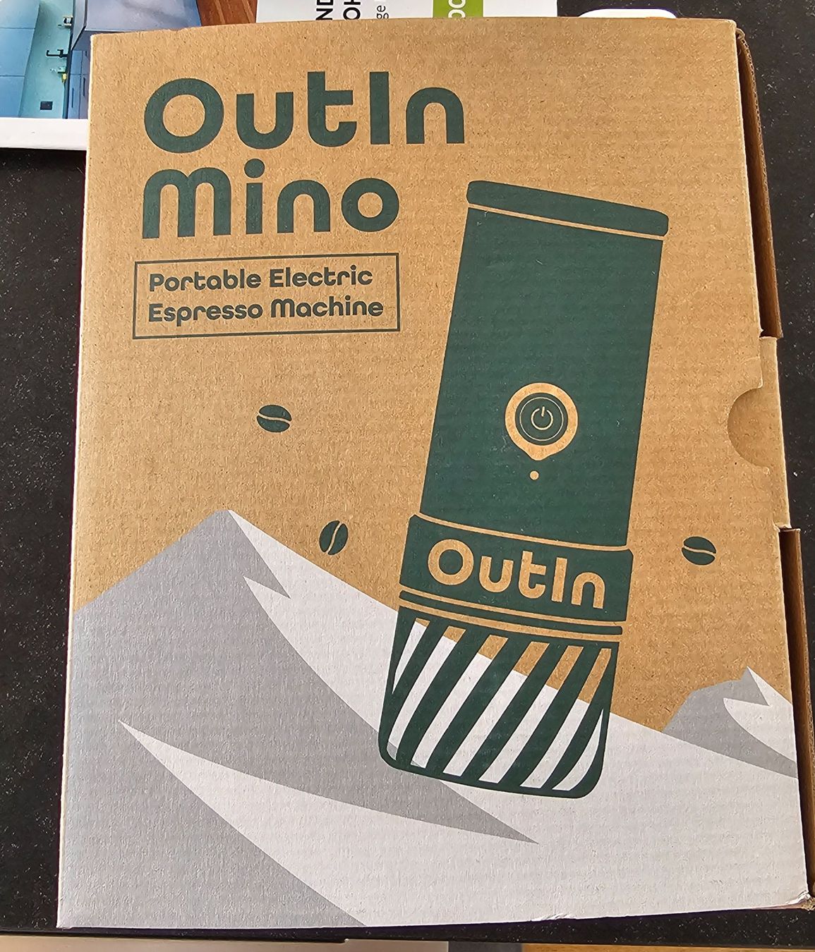 Outin Mino Portable Espresso Machine Nuovo OVP - Image 1