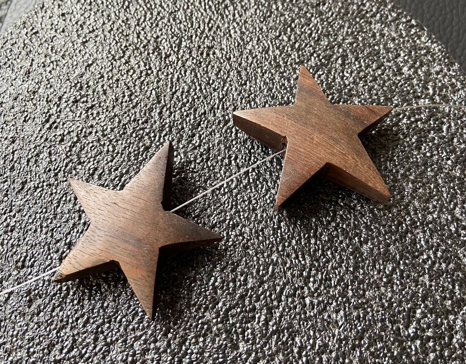 Bellissimi stelle di legno* 5 pezzi*