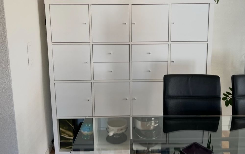 Regal Ikea Kallax 4x4 bianco