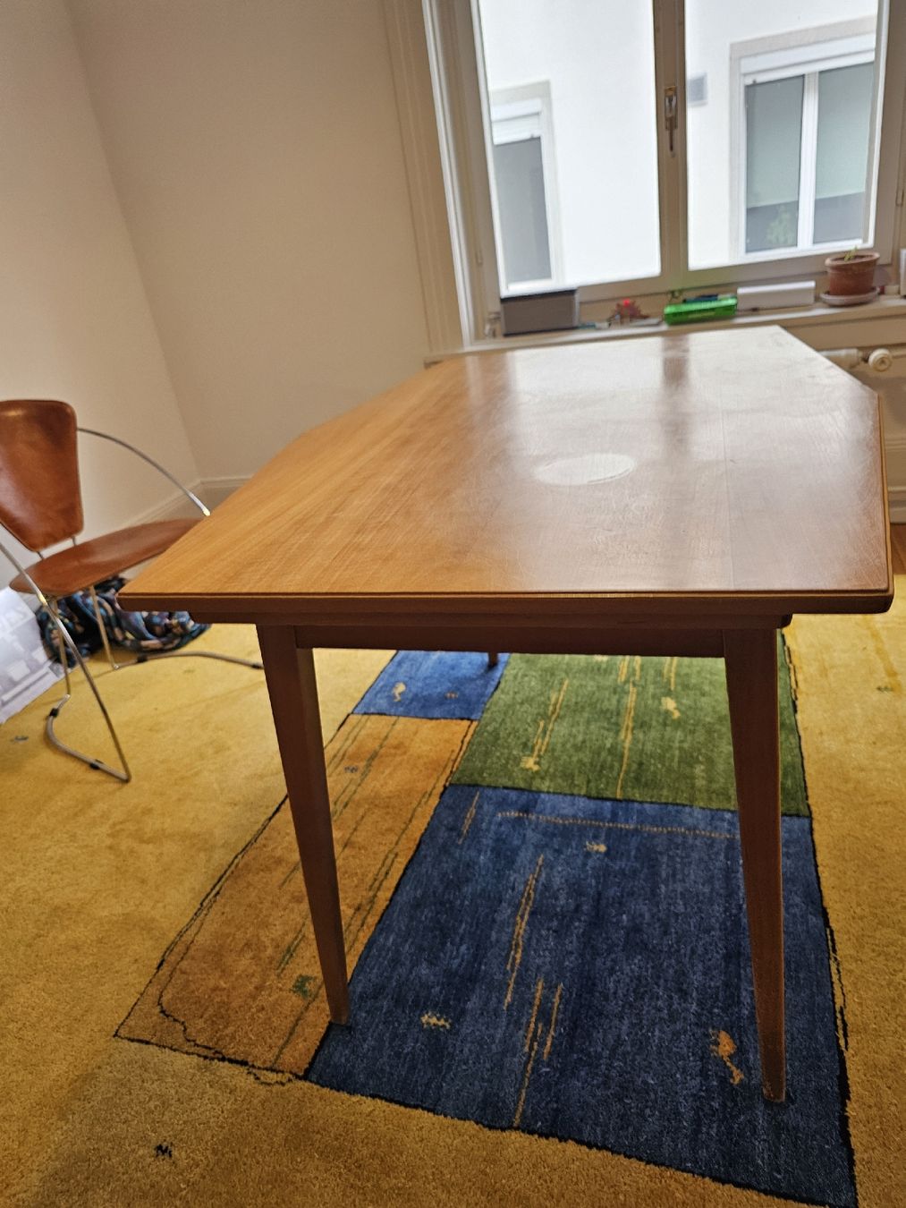 Tavolo da pranzo estraibile, in legno, stile vintage, 130-230 cm - Image 3