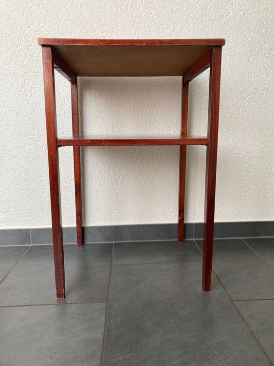 VINTAGE filigrani arredamento da esterni tavolo da notte legno - Image 2