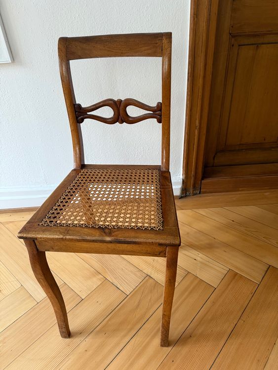 Sedia Biedermeier con intreccio Jonc - Image 2