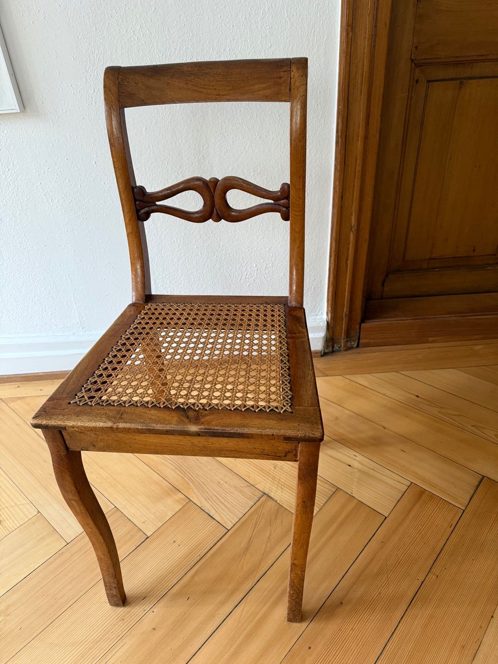 Sedia Biedermeier con intreccio Jonc - Image 3