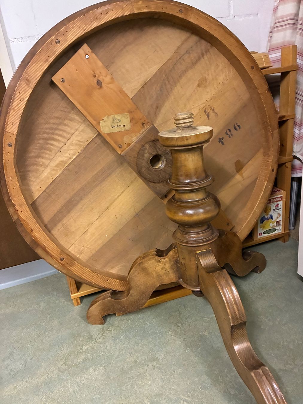 Antico tavolo in legno - Image 1