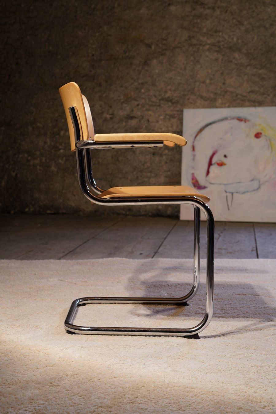 THONET - S 43 F - Sedia a sbalzo - Design classico di Mart Stam - Image 1