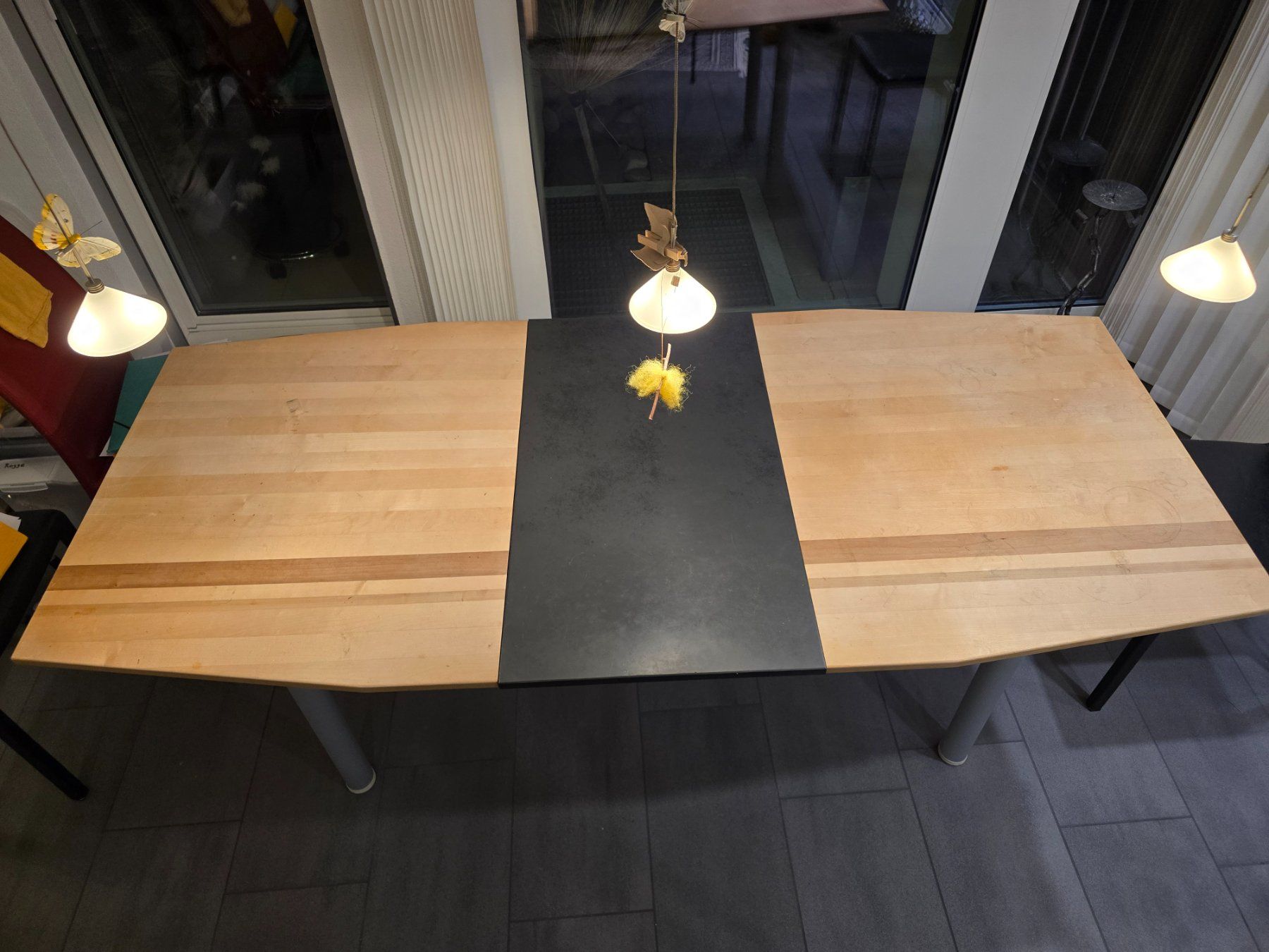 Tavolo da pranzo in legno massiccio di acero 200 x 90 oliato / lavorazione del legno - Image 3