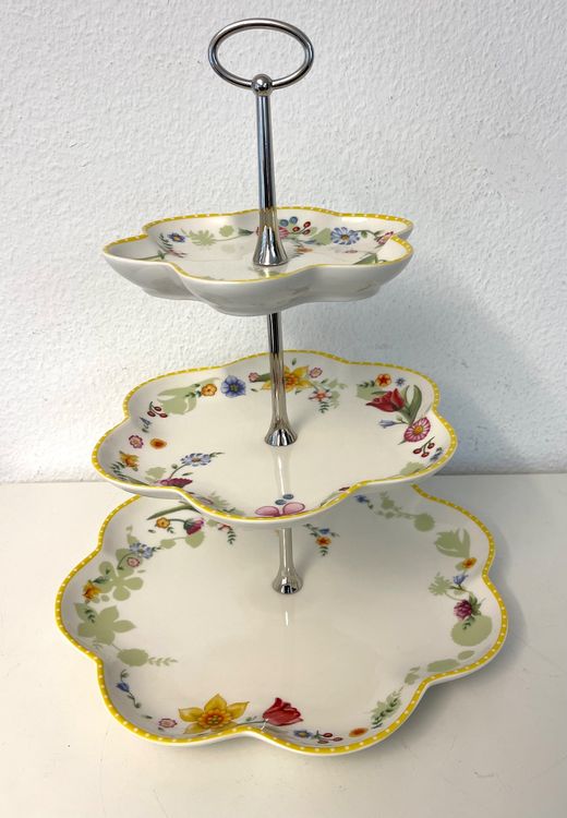VILLEROY &amp; BOCH Porcellana Primavera Etagere, 34 cm - Image 2